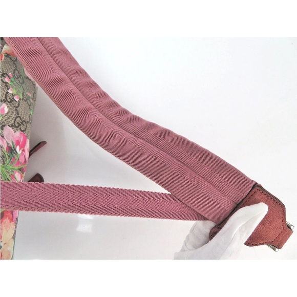 Gucci Floral Backpack - Pink and Brown - Picture 10 of 16